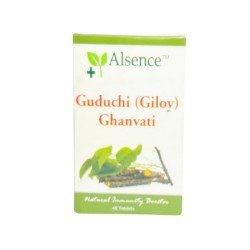 Alsence Giloy Ghan Vati|Boost Immunity with Ayurvedic Wellness|40Tabs (MRP-120rs)