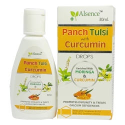 Alsence Panch Tusli With Curcumin Drops|30ml (MRP-260rs)