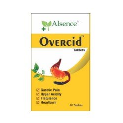 Experience Natural Relief| Overcid Tablets for Acid Reflux - Pack of 30 | Gentle & Effective Heartburn Solution -Buy Now